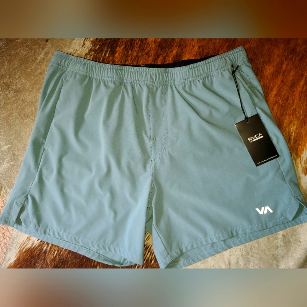 RVCA Men's Athletic Shorts - Blue
